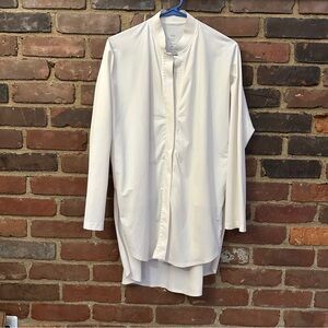 A Day Something Borrowed Shirt Tunic Snap Button Up XL